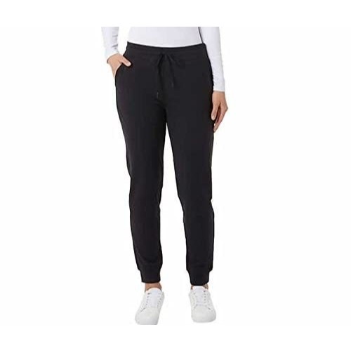 32 Degrees Tech Fleece Jogger Sweatpants Womens Xl Black Pull On Stretch New